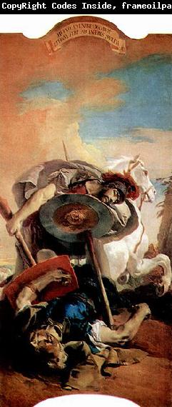 Giovanni Battista Tiepolo Eteokles und Polyneikes